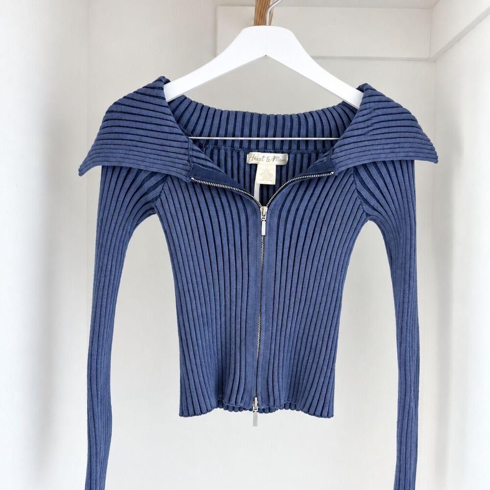 Women's Blue and Navy Jumper